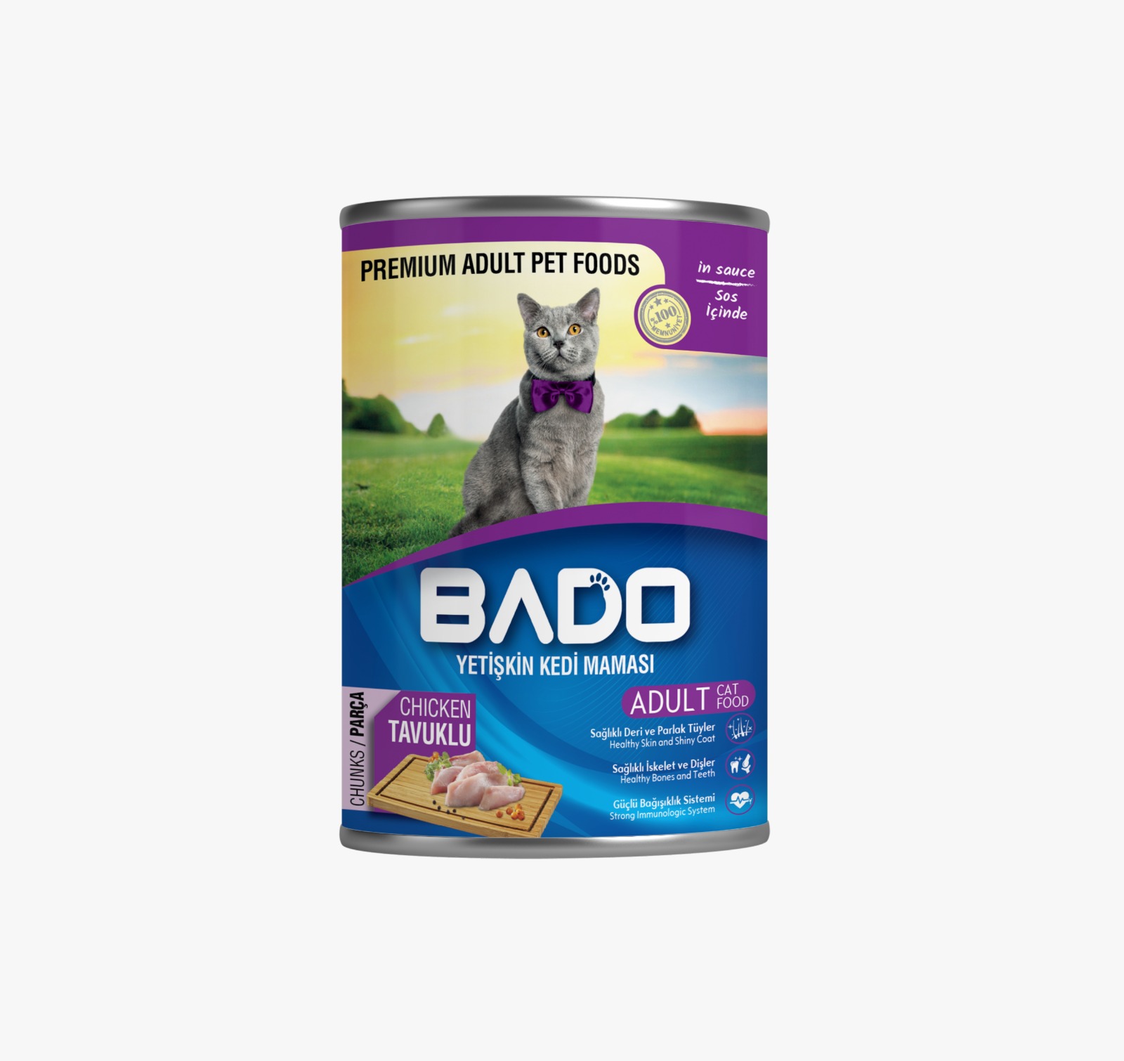 Bado 400 gr Canned Pet Wet Food Chicken